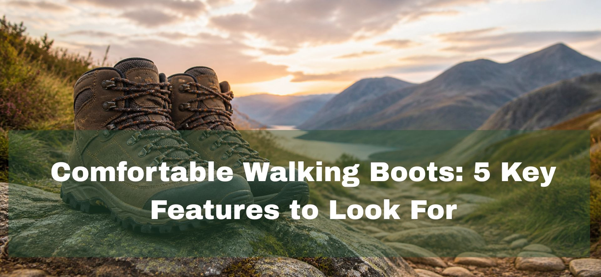 Key features that make walking boots comfortable on long outdoor walks