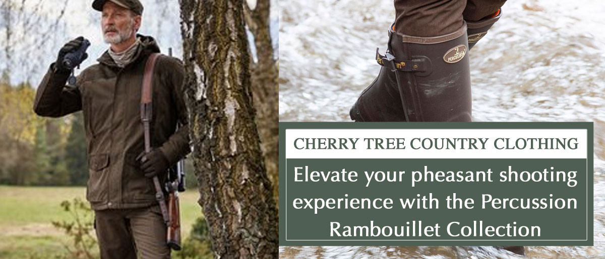 Percussion Rambouillet shooting clothing for pheasant shooting and country wear