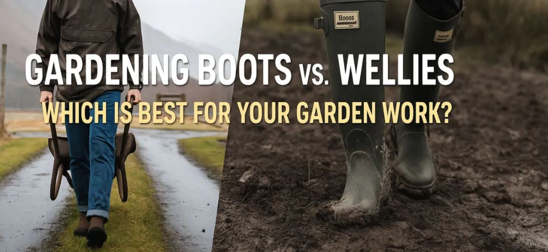 Gardening boots vs wellies