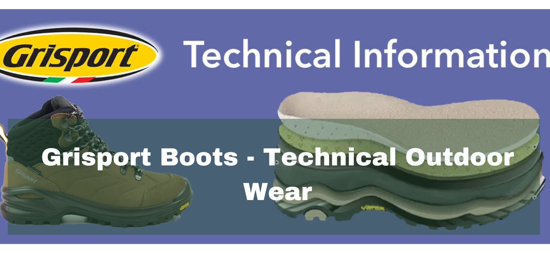 Grisport boots technical guide explaining materials and outdoor performance