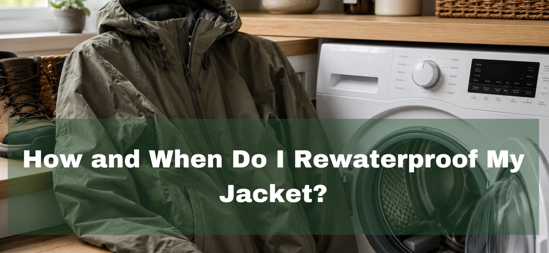 How to rewaterproof a jacket using Nikwax waterproofing products
