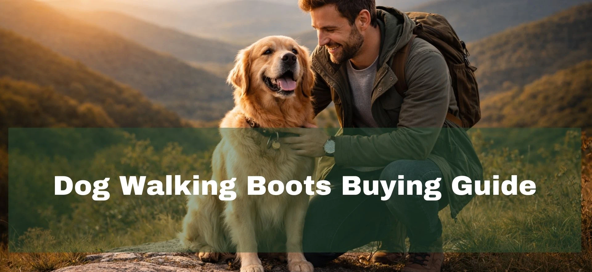 Dog walking boots for muddy paths and countryside walks