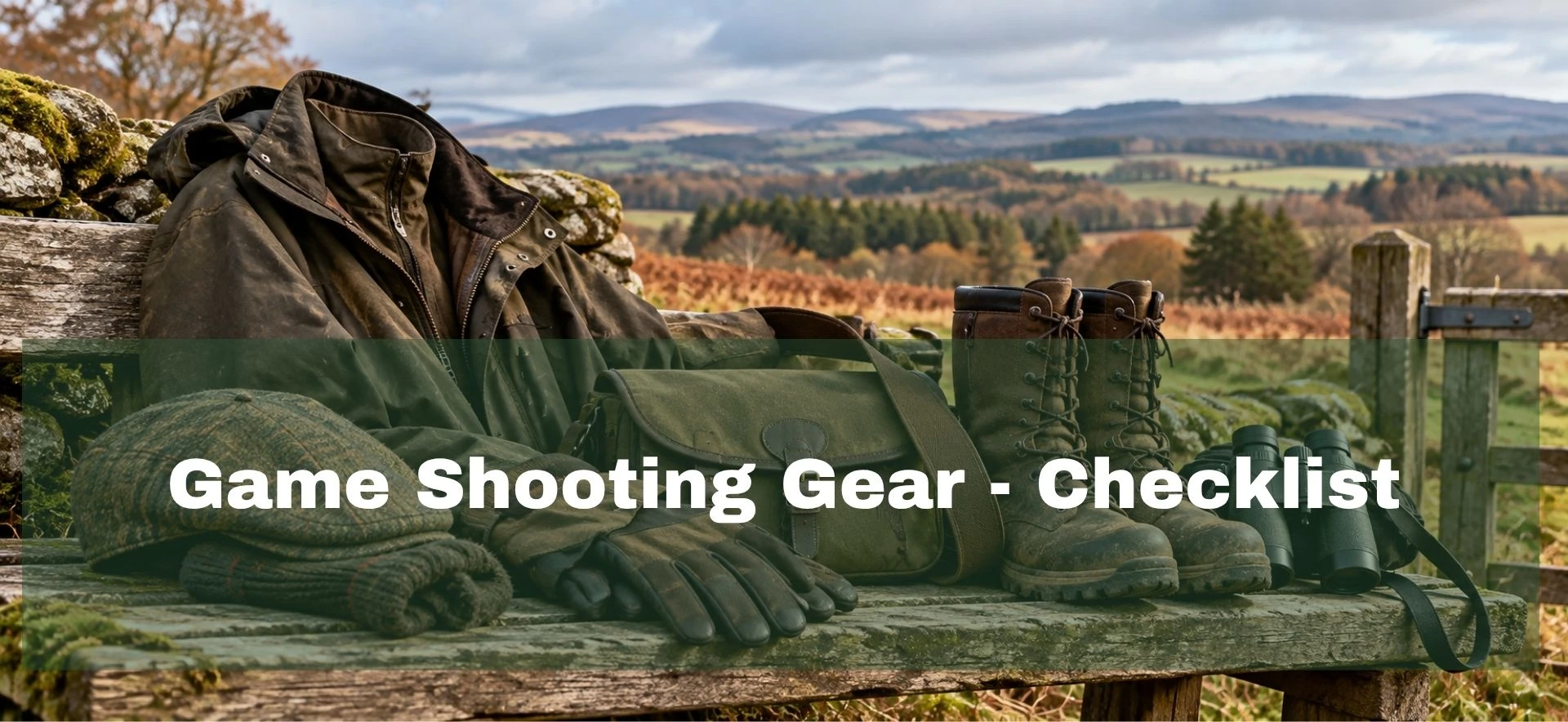 Game shooting gear checklist