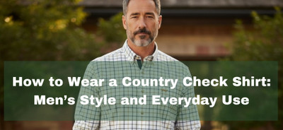 How to Wear a Country Check Shirt: Men’s Style and Everyday Use