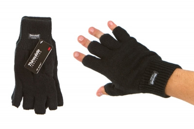 thermal fingerless work gloves