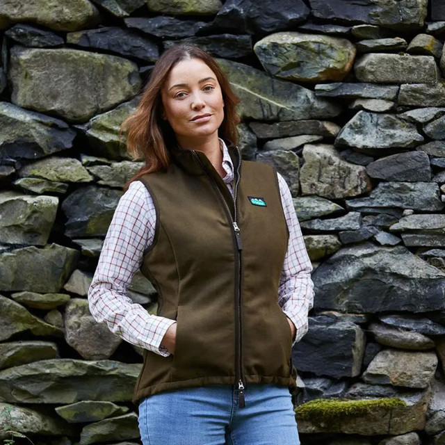 Women wearing Ridgeline Monarch gilet on the farm