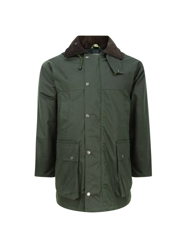Hoggs of Fife Padded waxed jacket for men
