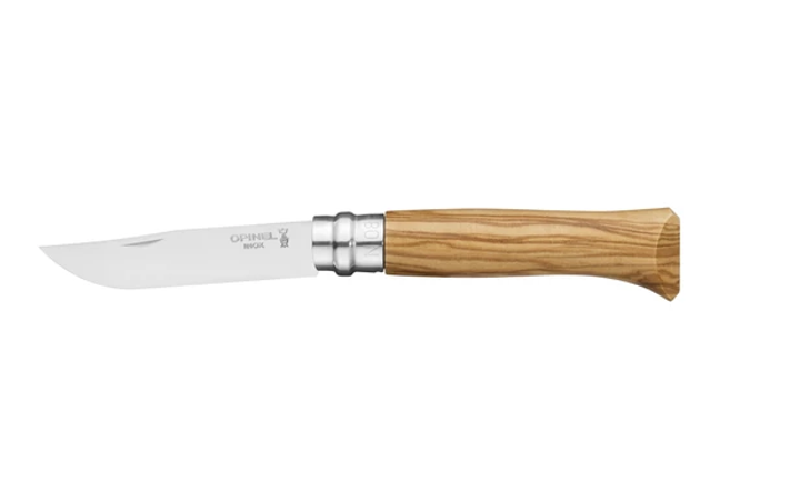 Olive Classic Design Knife - ideal for fishing, hunting and camping. Handcrafted wooden knife.