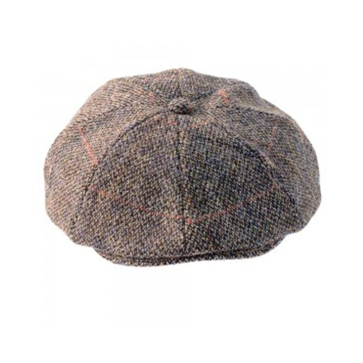 NEW COLOUR Harris Tweed Baker Boy Cap | Country Clothing display picture 1