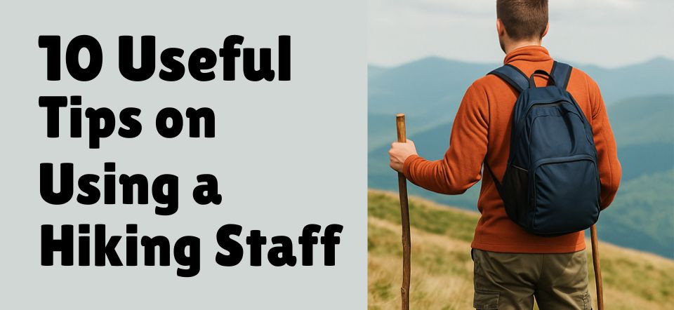 10 useful tips on using a hiking staff