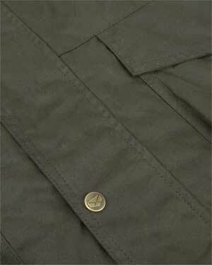 Hoggs of Fife Caledonia Waxed Jacket in Green