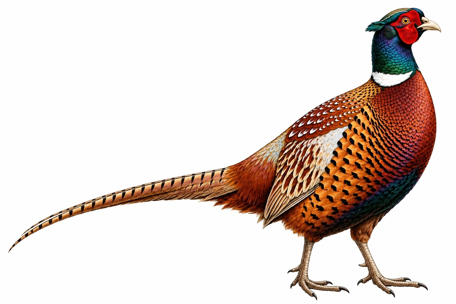 Male Common Pheasant Phasianus colchicus