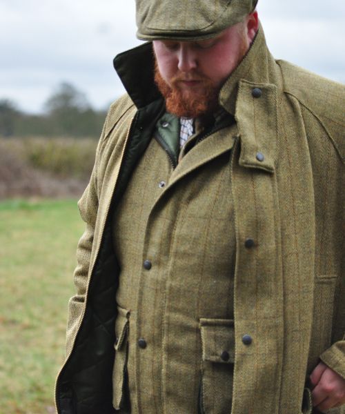 80s90sグレンフェルGrenfell Derby tweed coat Men's Luxury Coats, Jackets & Parkas with Grenfell