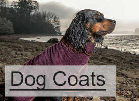 dog drying and warm coats