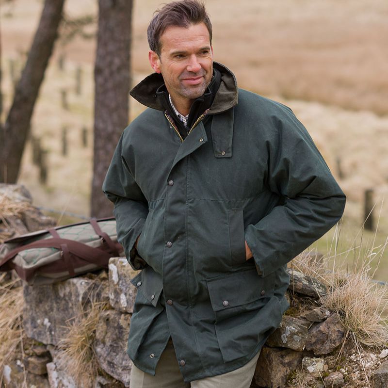 Hoggs of Fife Waxed Jacket for dog walking and everyday country wear