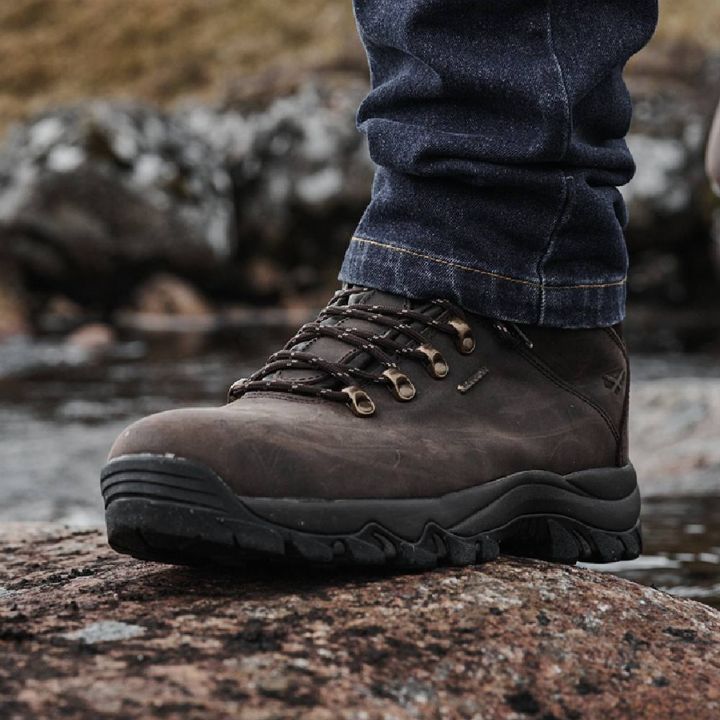 Chaussures De Randonnée Hoggs Of Fife Torridon Trek - Cuir Grainé Imperméable, Semelle EVA, Membrane Respirante