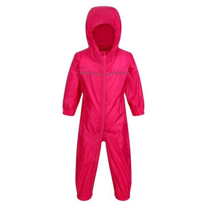 Pink Boots Puddlesuit Regatta Kids Breathable Puddle Suit