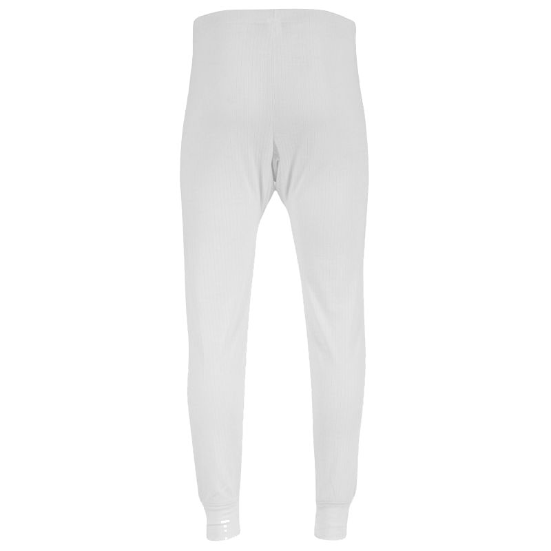 Mens Thermal Long Johns White Baselayer