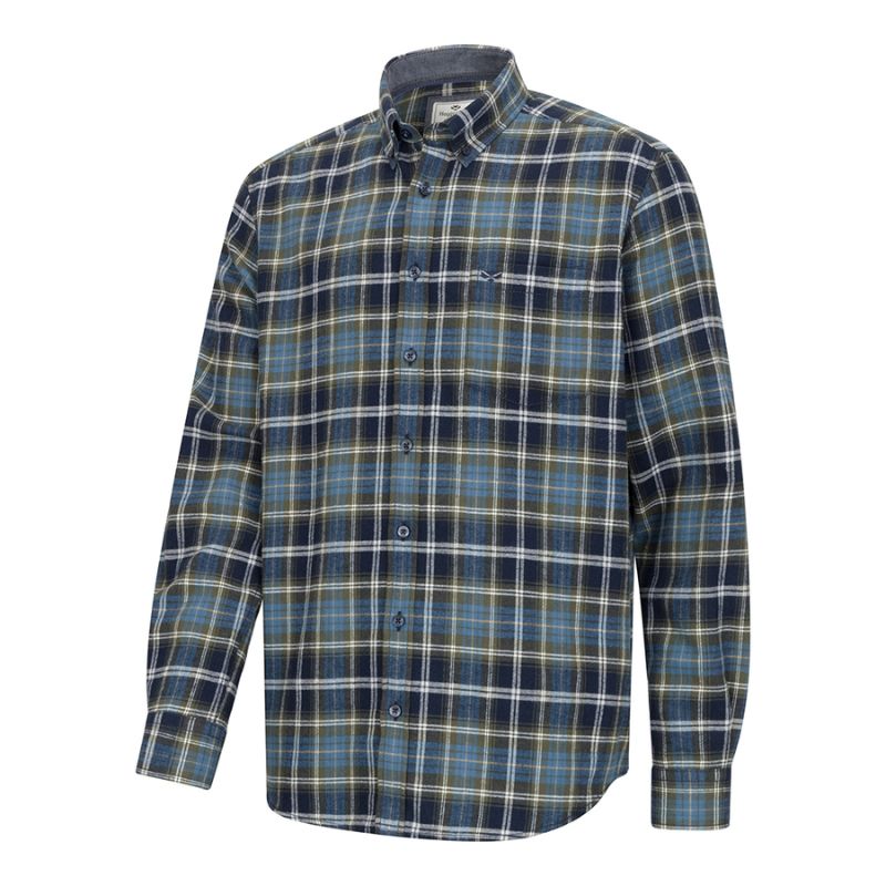 Hoggs of Fife Pitcairn Flannel Check Shirt | Mens Shirts