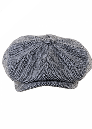 Scottie harris tweed newsboy flat cap