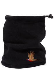 Flying pheasant fleece snood