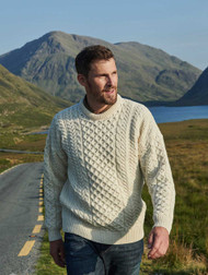 Merino Wool Aran Sweater