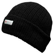 Black Thinsulate fleece lined beanie