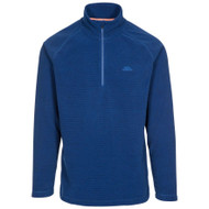 Mens 1/4 zip Trespass fleece Dark Navy