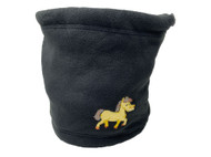 Fleece Snood with Sherpa Lining and Horse Embroidery