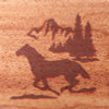 Horse in Mountains Coasters - Set of 4