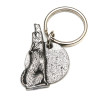 Pewter Coyote #2 Keychain