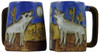 Mara Square Mug 12oz - Howling Wolves 