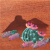 Colored Flower Cactus Coasters - Set of 4