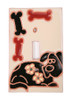 Dog and Bones Switch Plate Cover