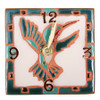 Hummingbird Green with Numbers Desk Clock