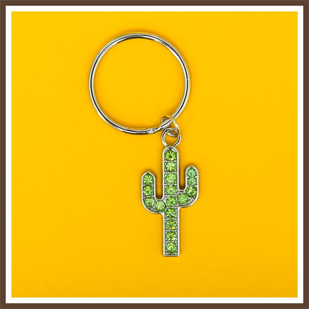 AZ Saguaro Sparkle Keychain - Arizona Gifts