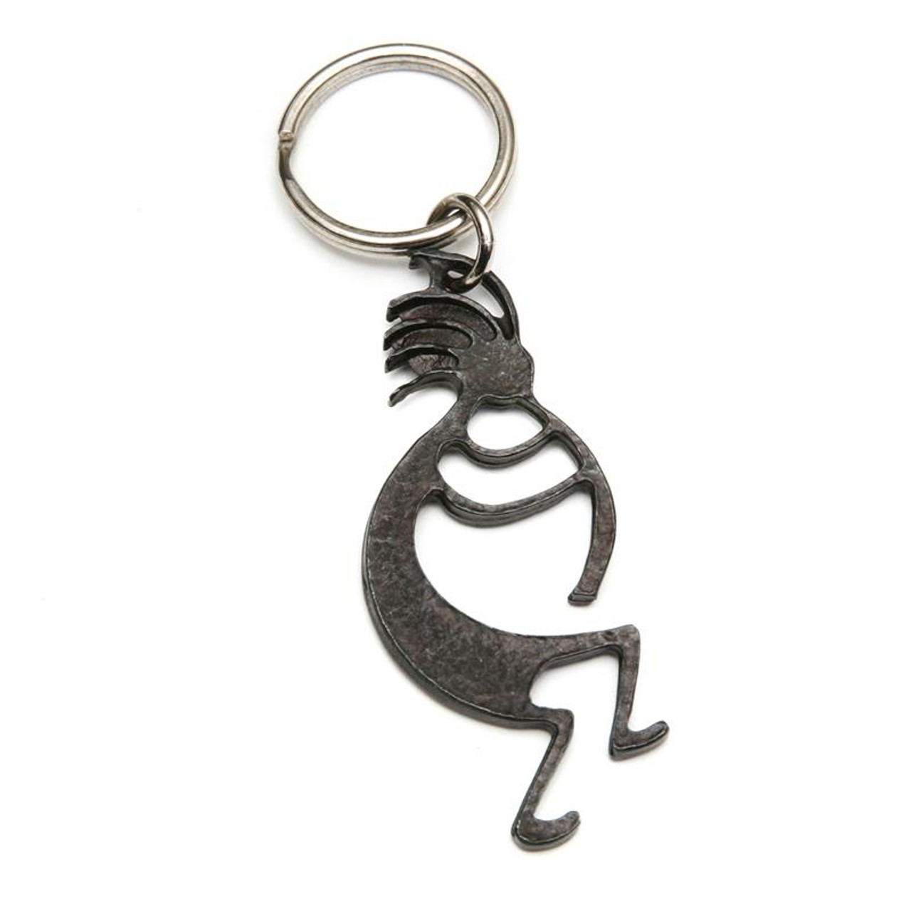 Pewter Kokopelli #2 Keychain