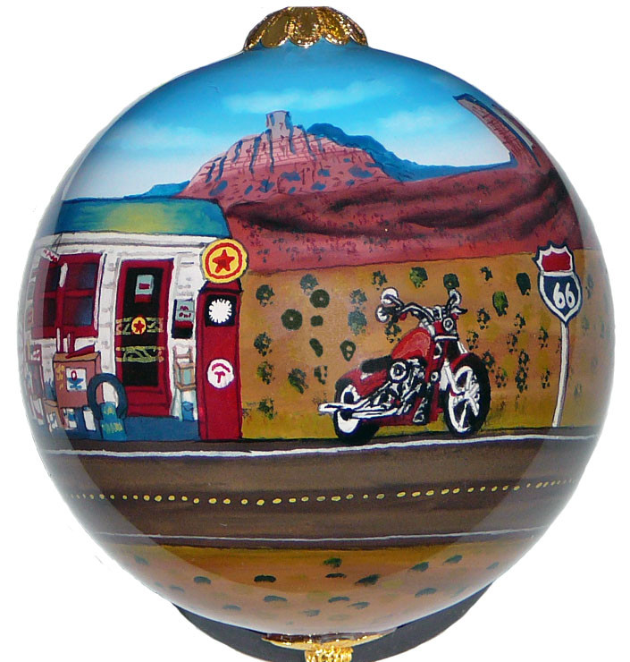 Route 66 Corvette/Motorcycle - 3