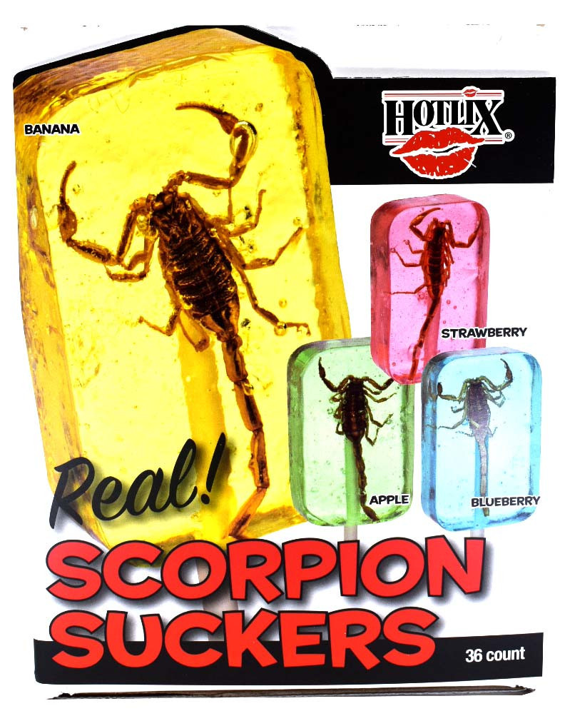 Scorpion Lollipops