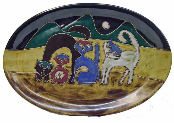 Mara Stoneware Serving Platter