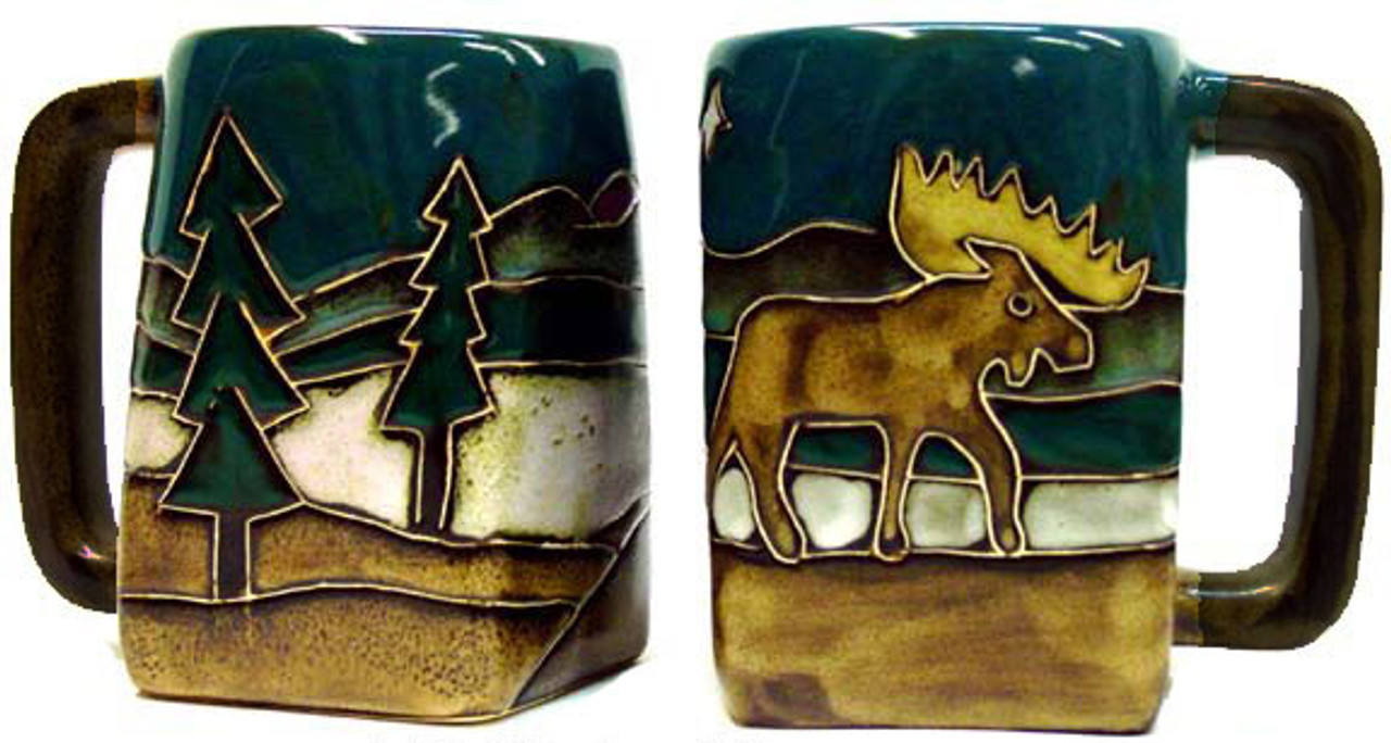 Mara Square Mug 12oz - Moose