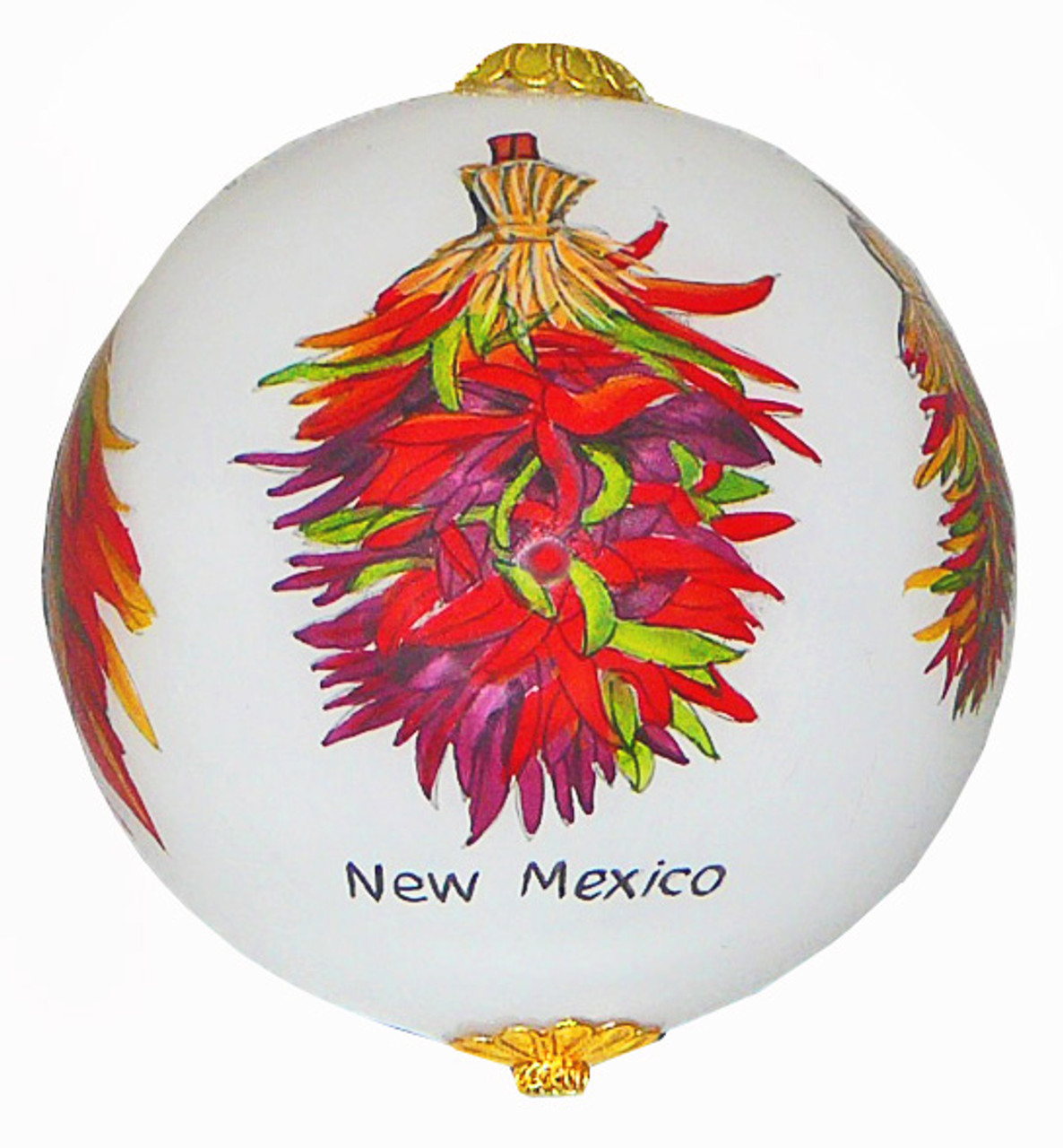 SW Chilies -  - 3" Ornament Set of 2