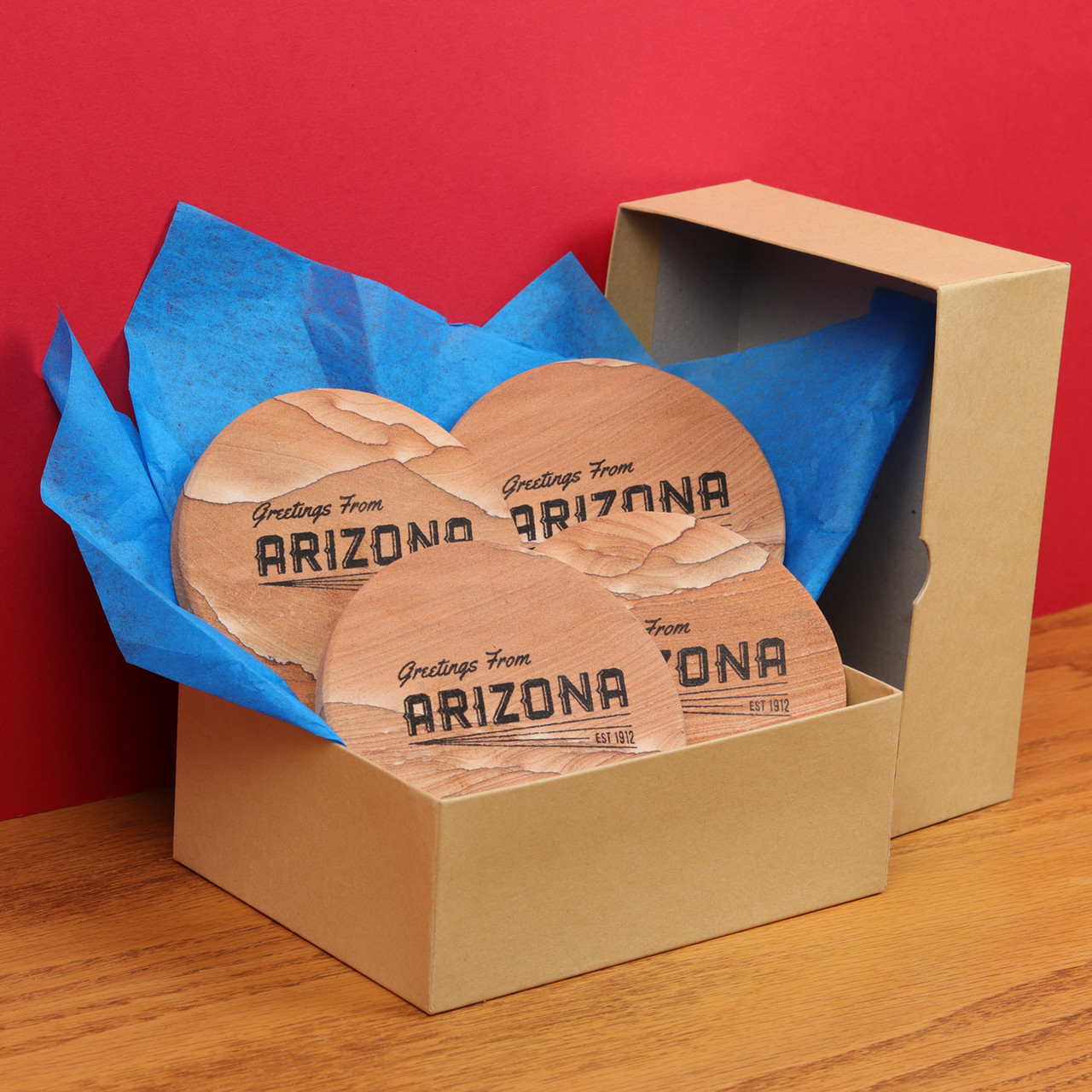 Arizona Gift Box Set of 4 Coasters 