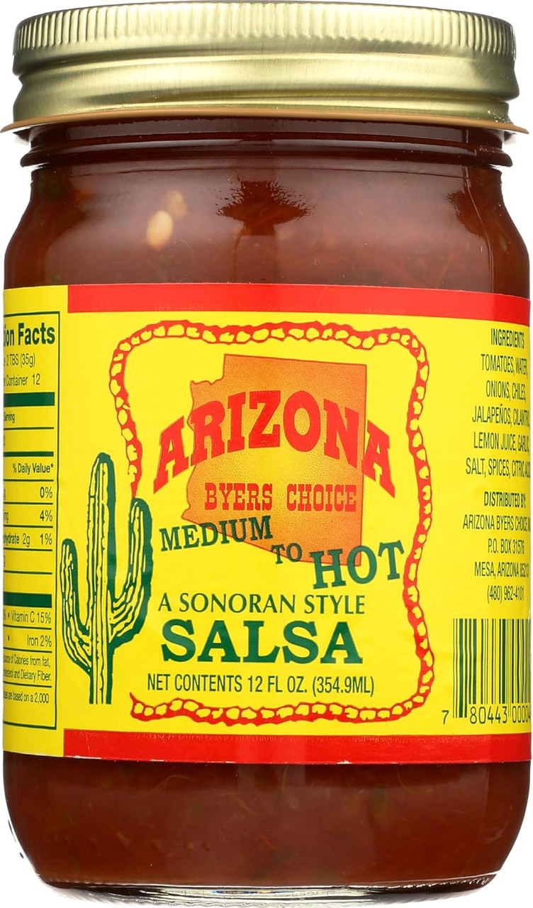 Arizona Byers Choice Medium Hot Salsa, 12oz