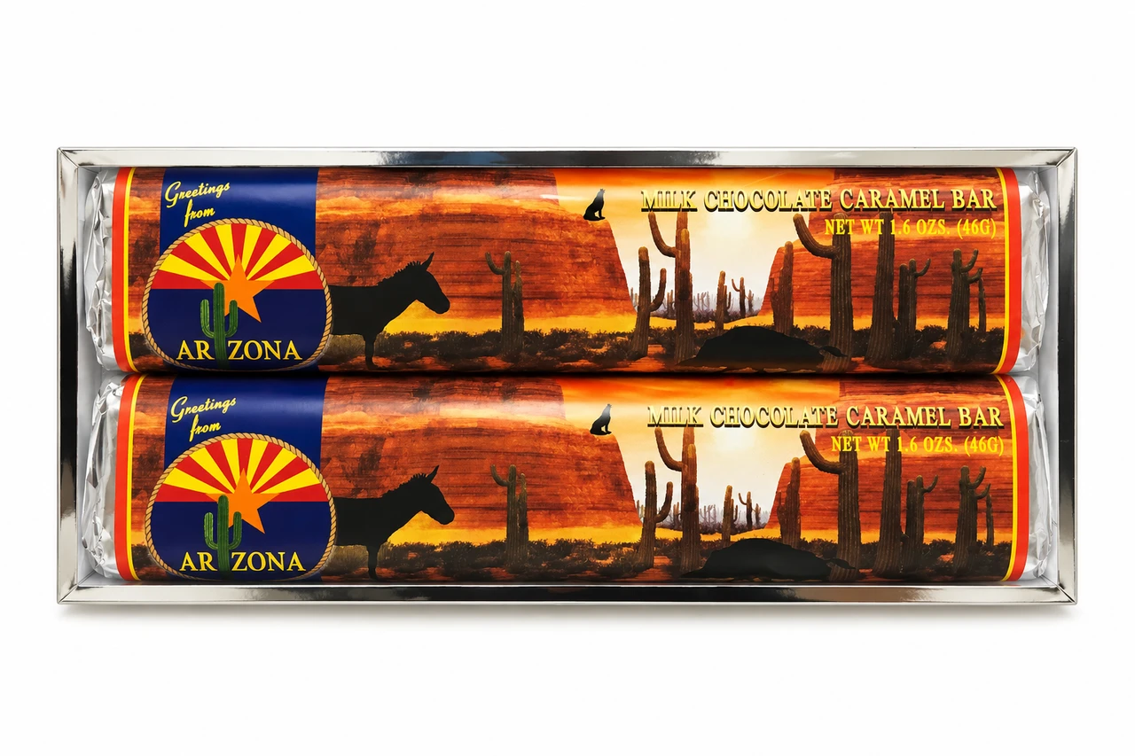 Milk Chocolate Caramel Bars - 2 pack