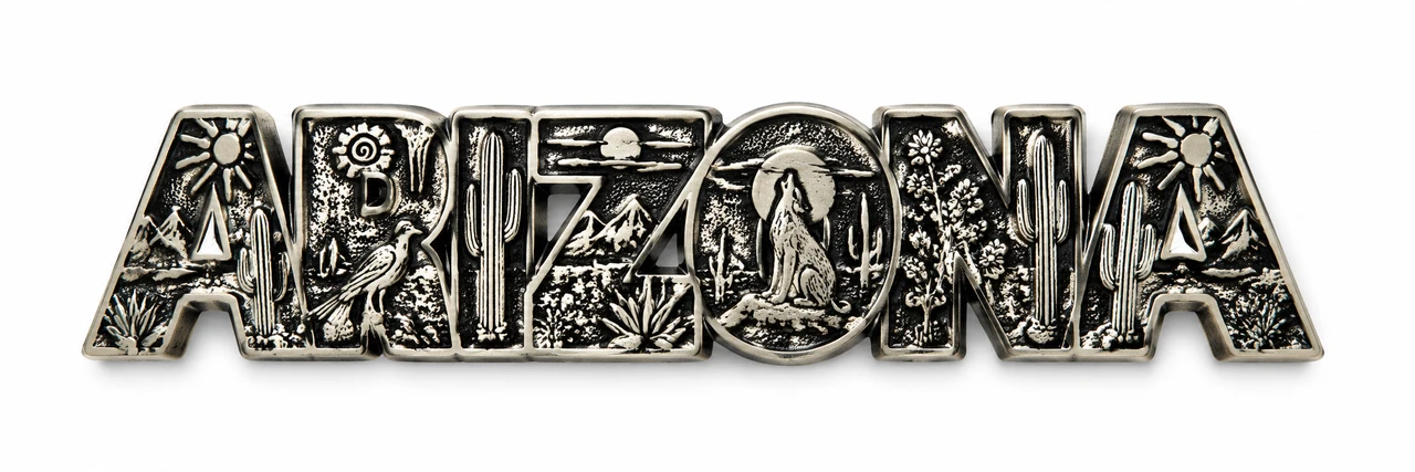 Arizona Desert Scene Souvenir Magnet