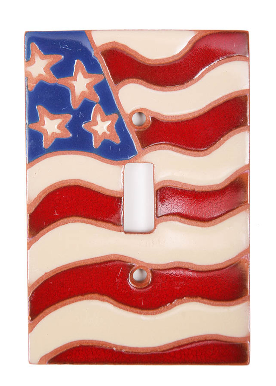 Old Glory Switch Plate Cover
