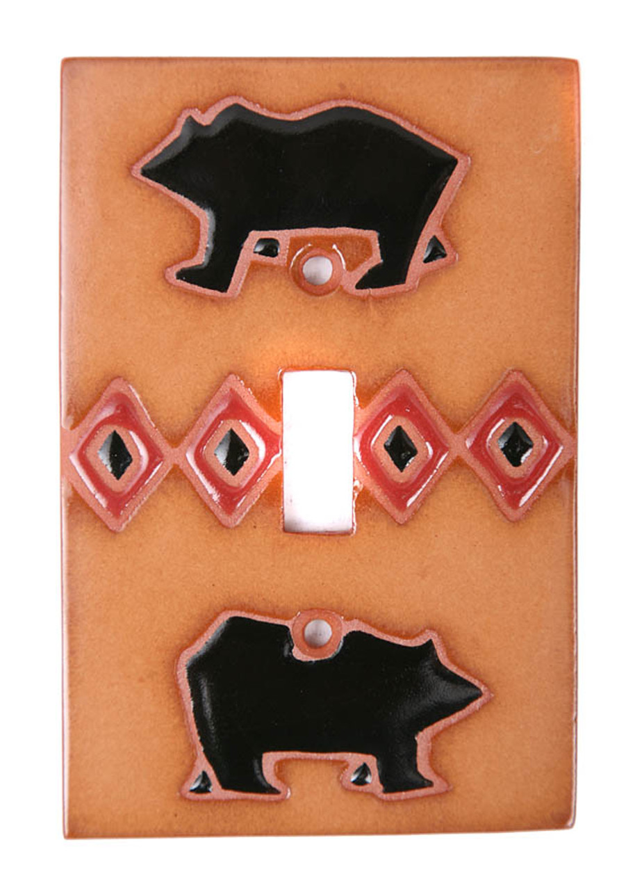 Rustic Bears Switch Plate Cover