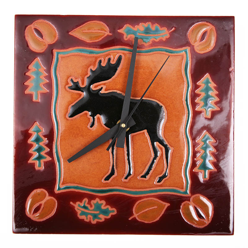 Moose Wall Clock - Arizona Gifts