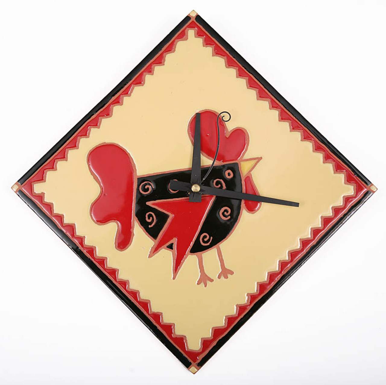 Rooster Wall Clock Arizona Gifts   228WC  06825.1431452878 